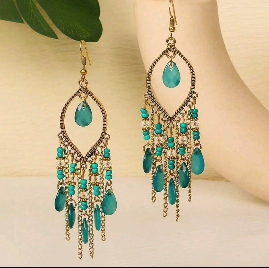 Beaded Boho Earrings