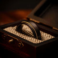 Black Tungsten Guitar Strig Ring