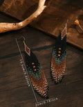 Glass bead Dangly Earrings
